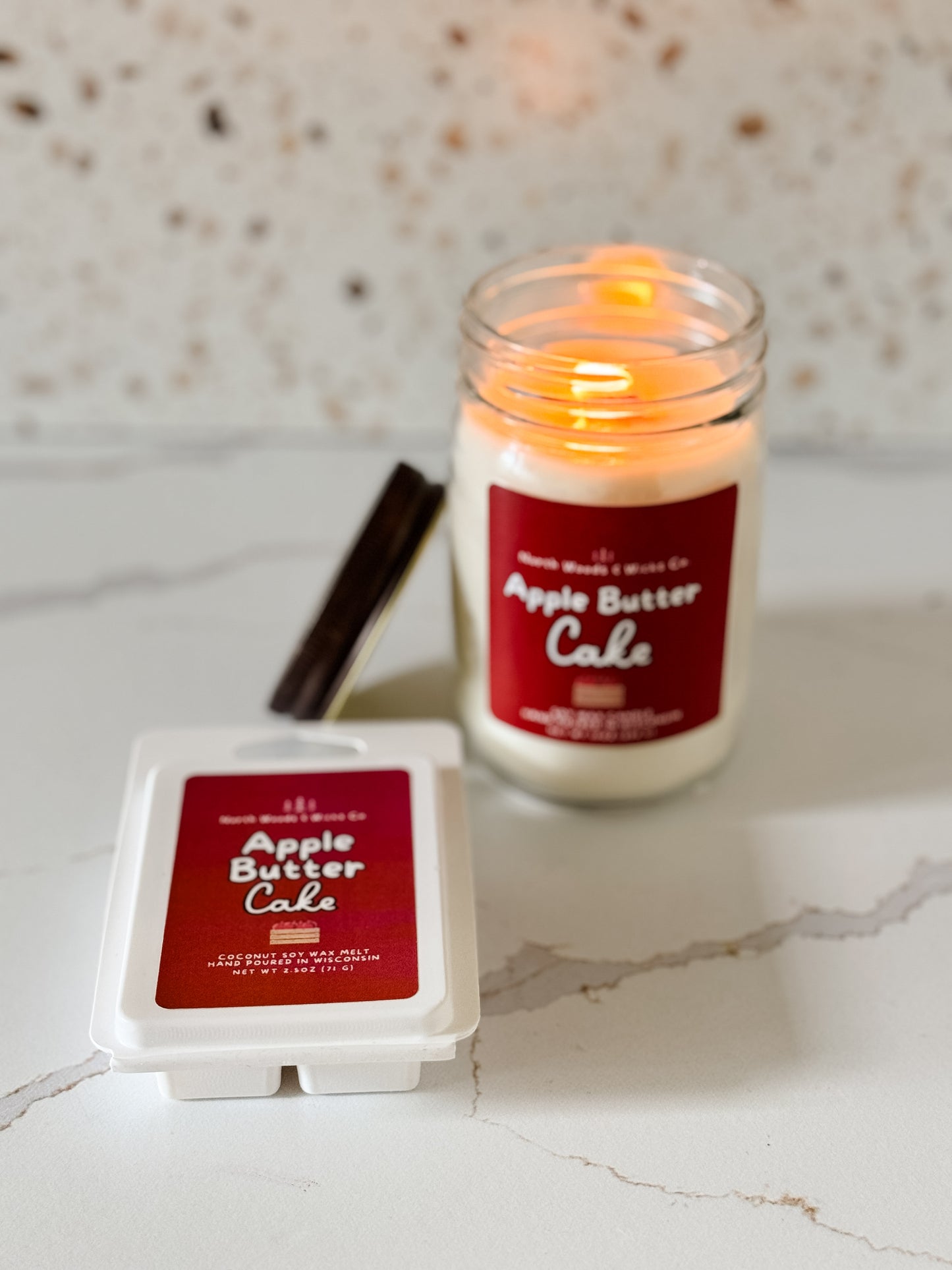 Apple Butter Cake Candle