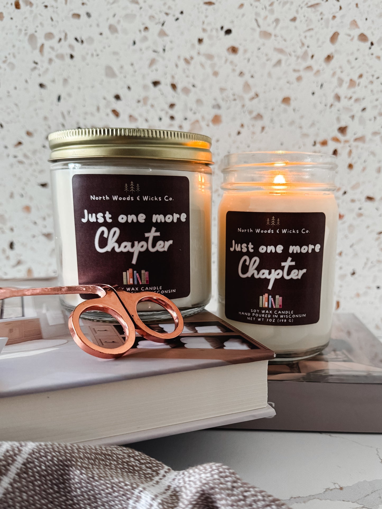 Just One More Chapter Candle