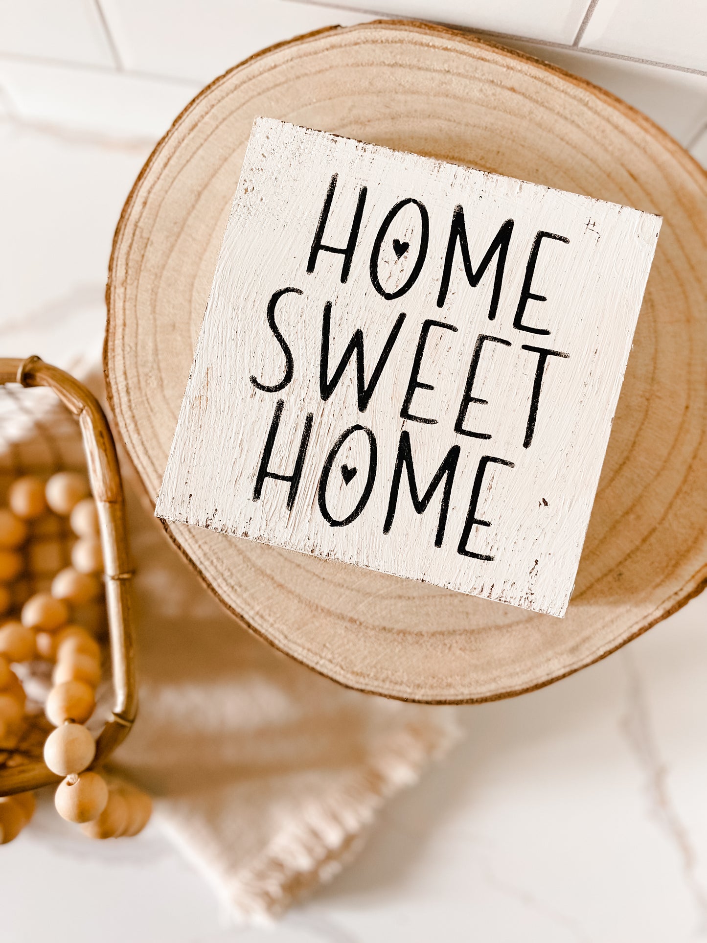 Home Sweet Home Wood Sign