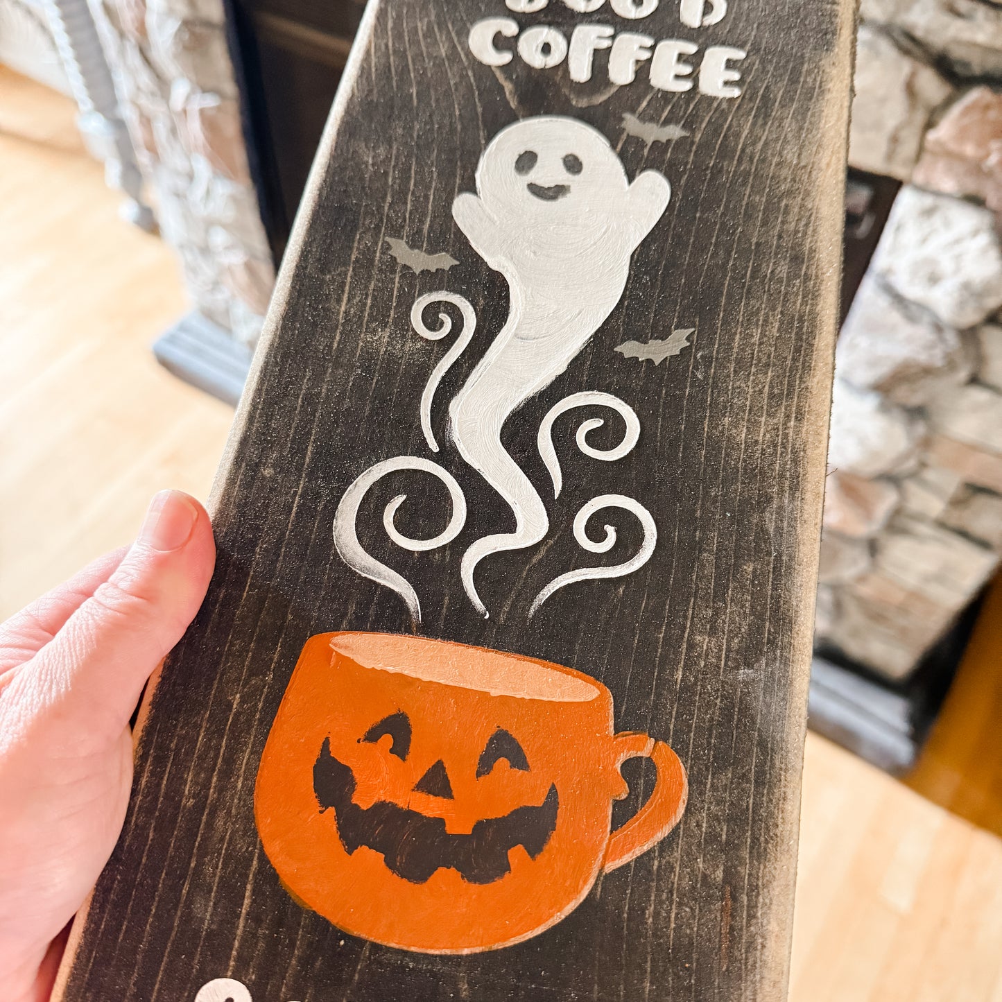 Freshly Boo’d Coffee Wood Sign