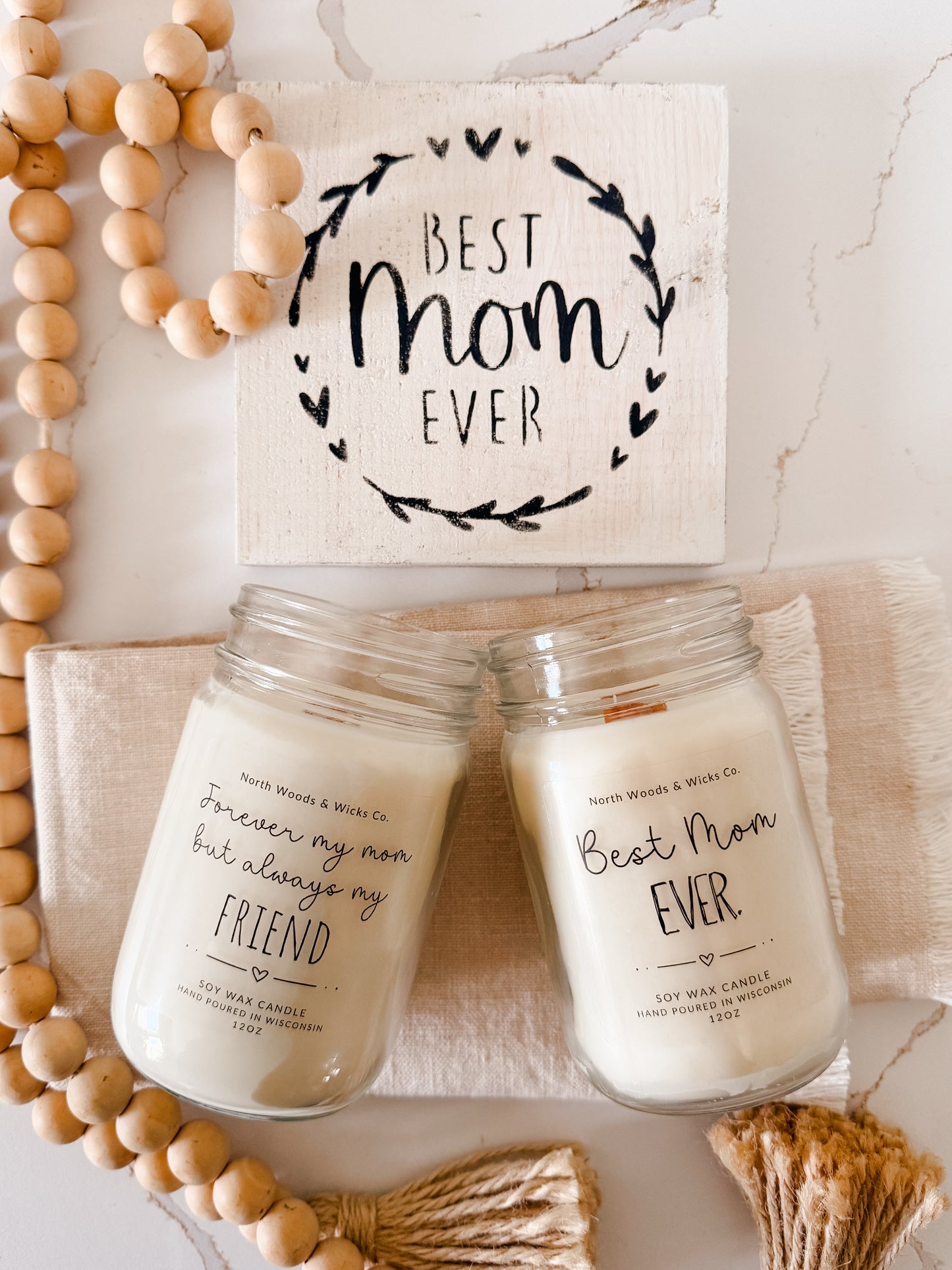 Best Mom Ever Wood Sign