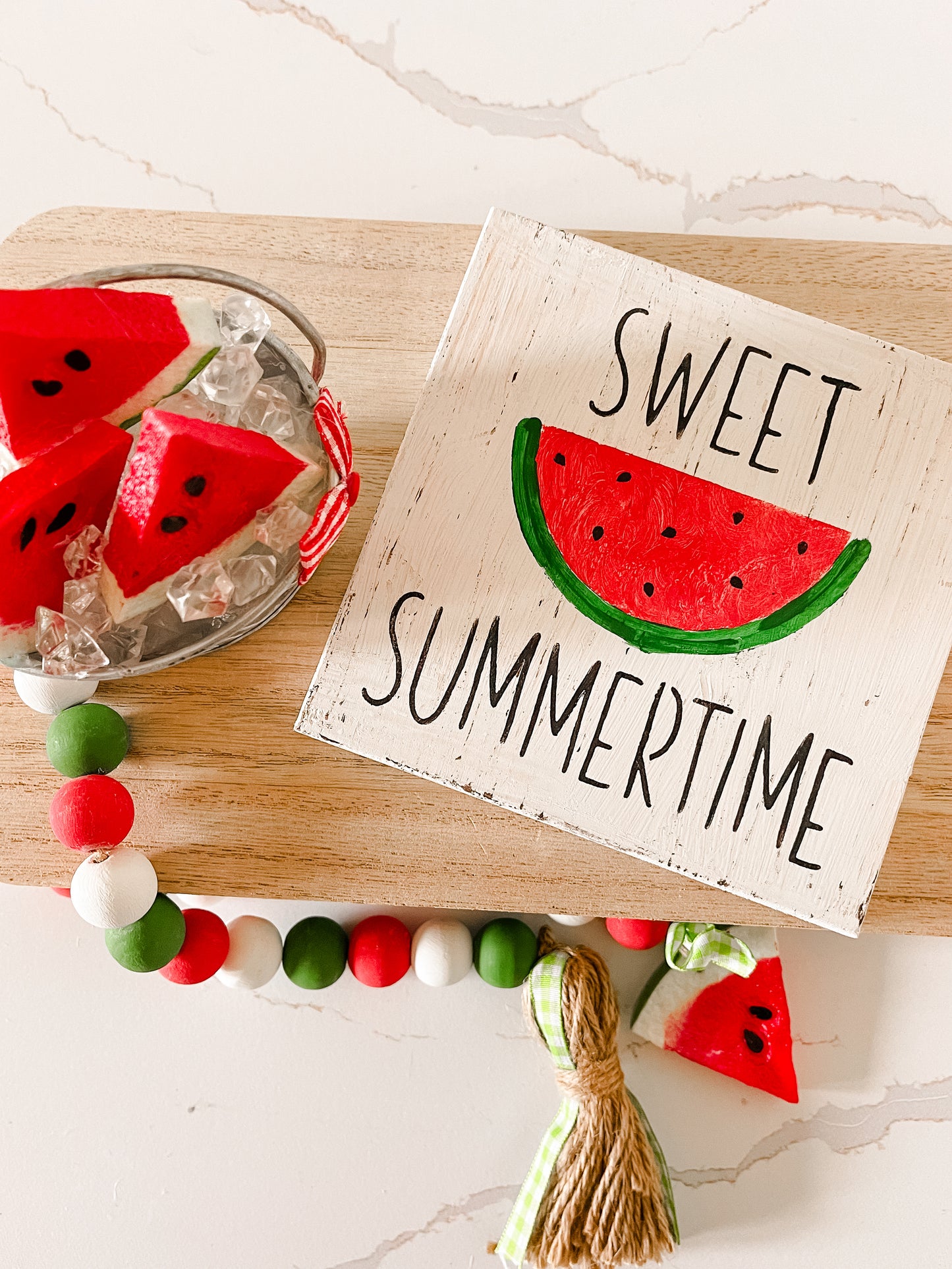 Sweet Summertime Wood Sign