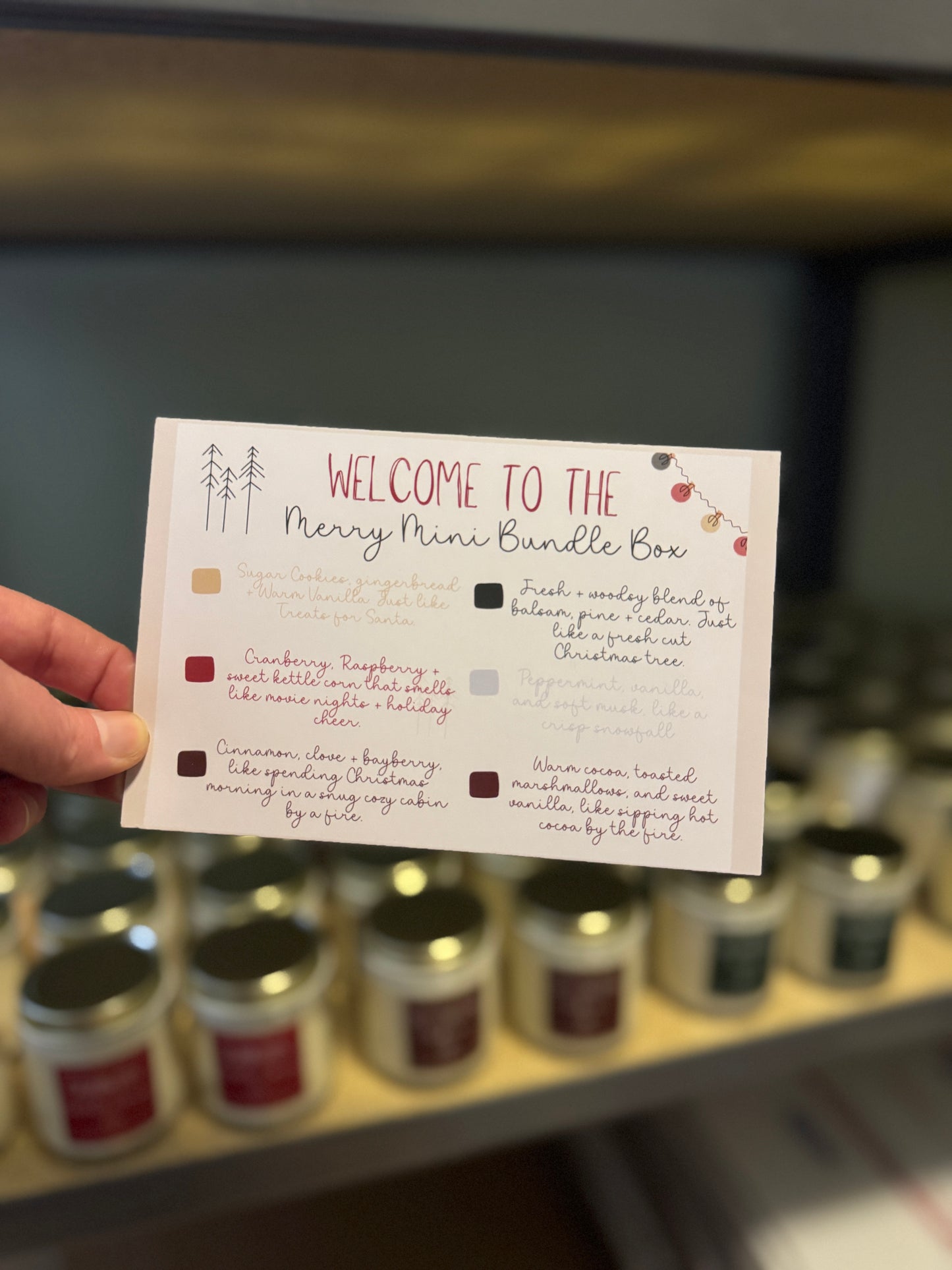 ✨Limited Edition Merry Mini Bundle Collection – 6 Mini Holiday Candles