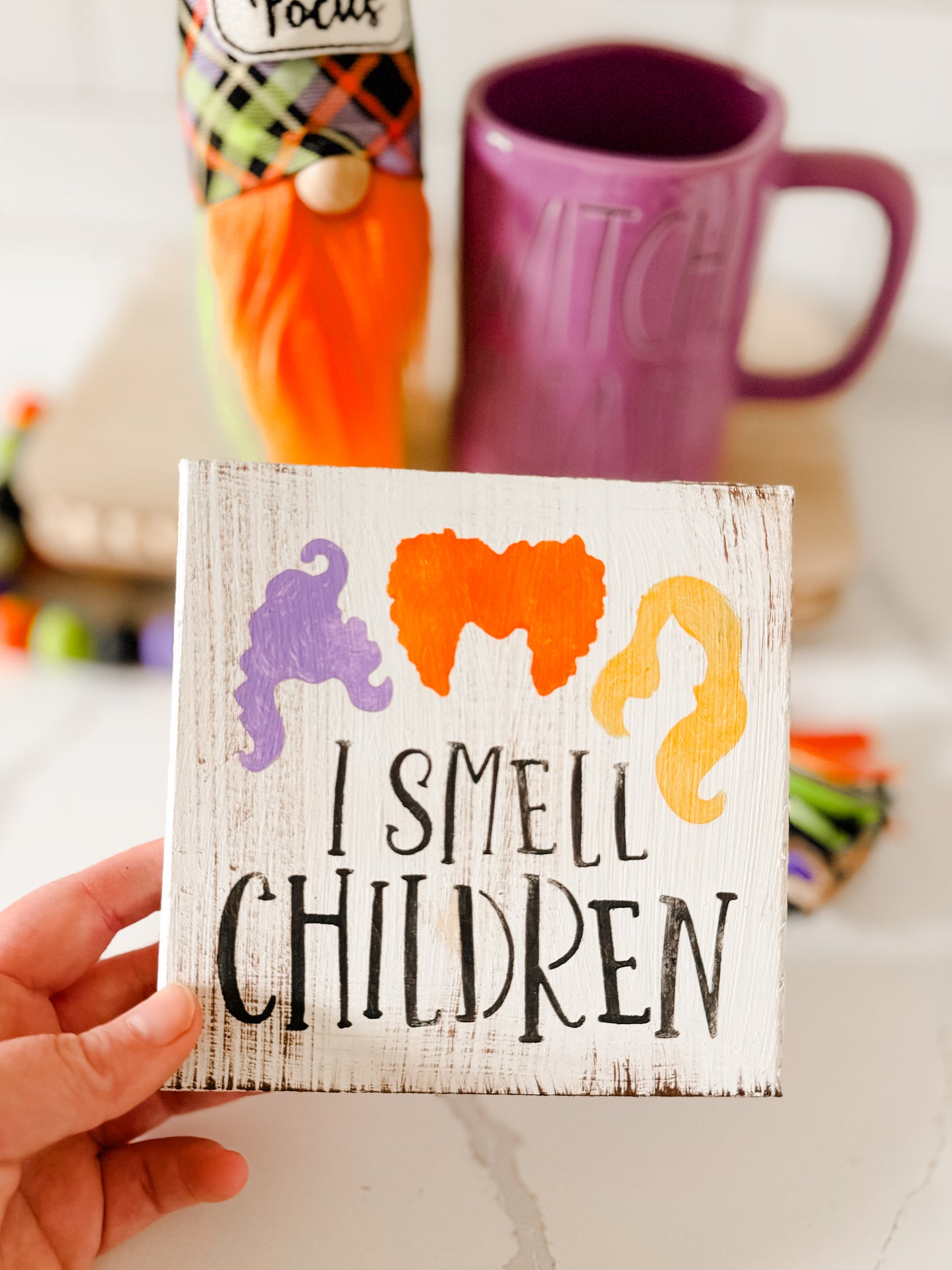 I Smell Children Wood Sign
