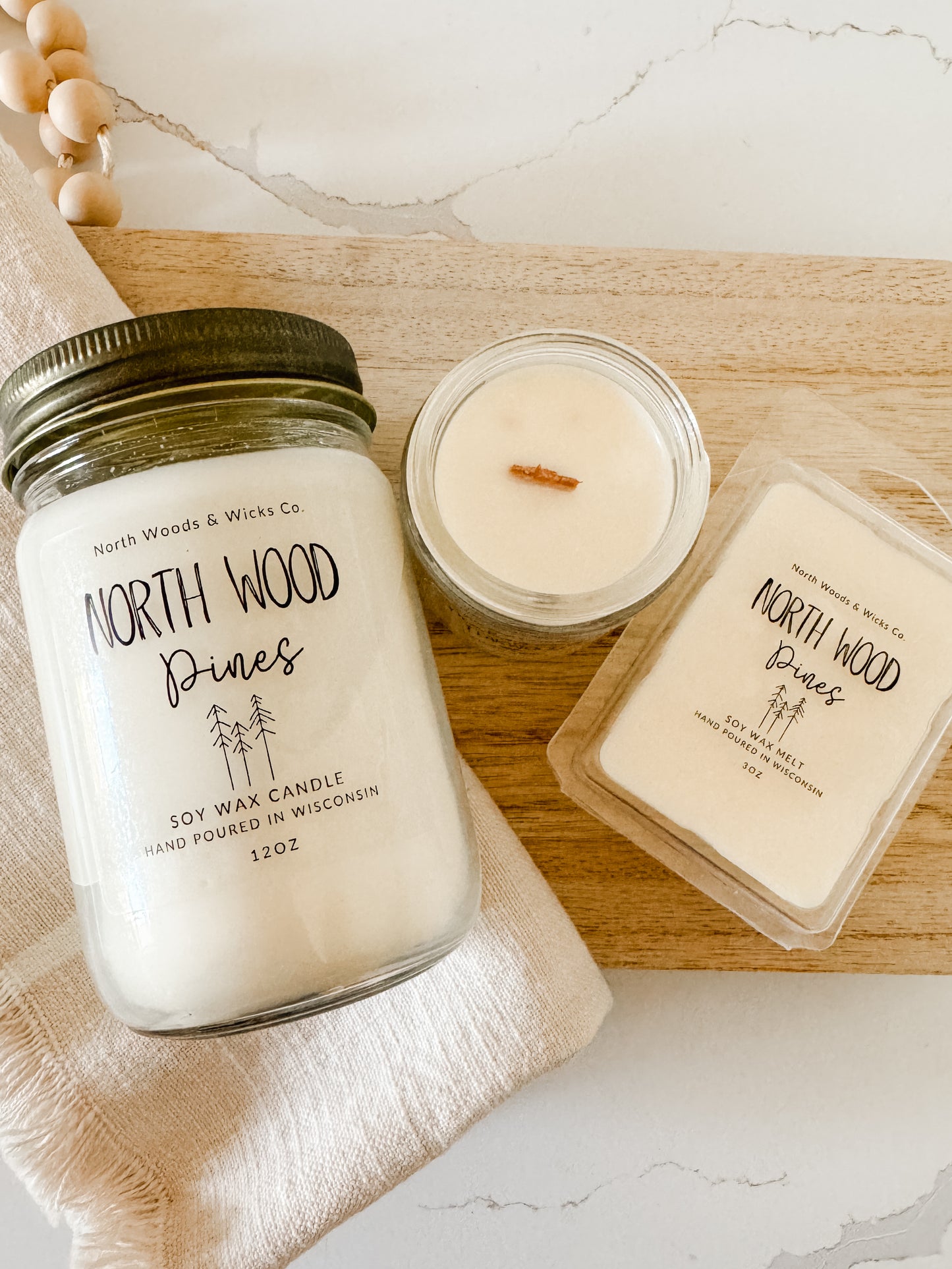 North Wood Pines Soy Candle
