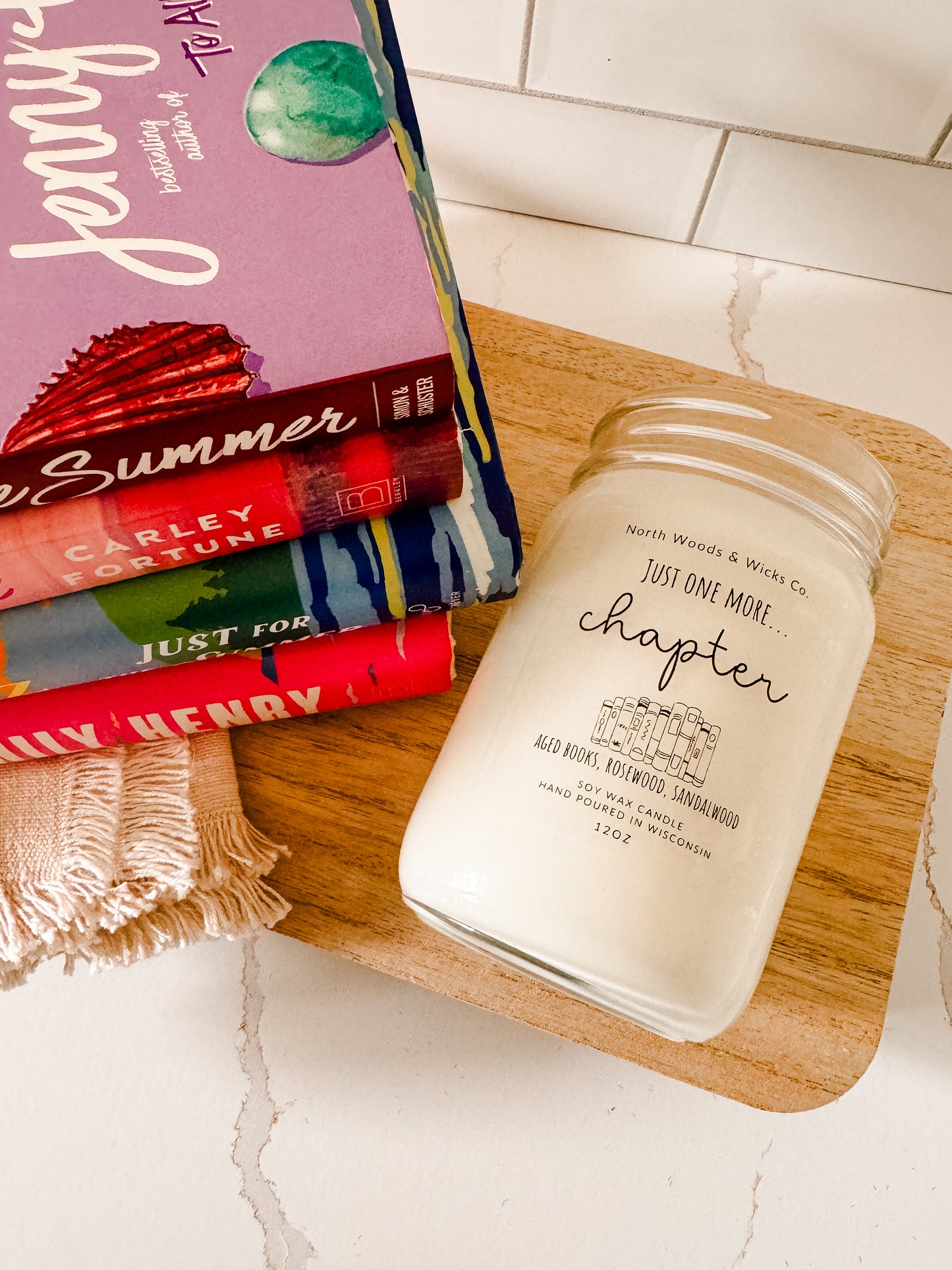 Just One More Chapter Candle