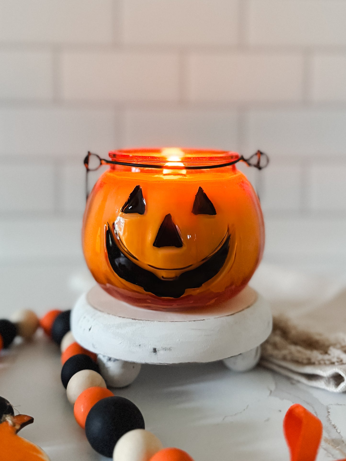 Marshmallow Jack 13oz Halloween Candle
