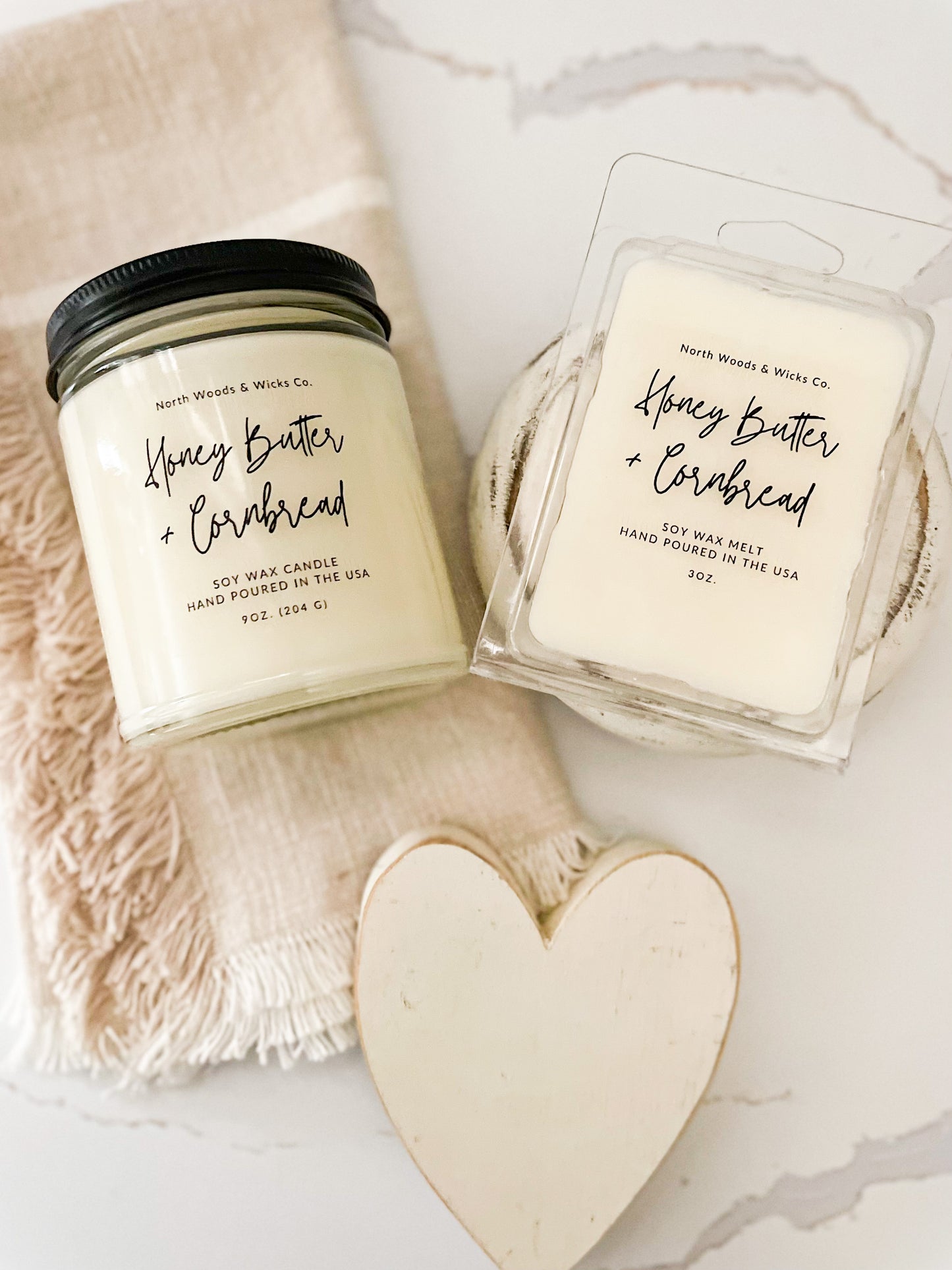 Honey Butter + Cornbread 9oz Candle