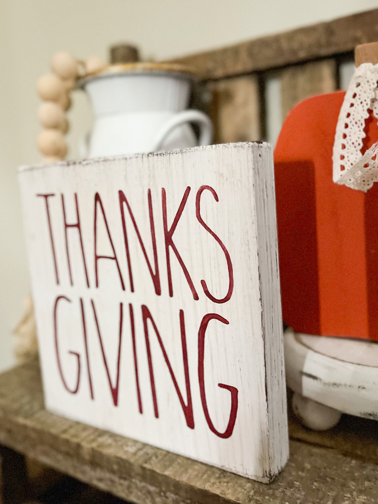 Thanksgiving Wood Sign