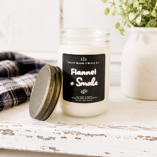 Flannel + Smoke Candle