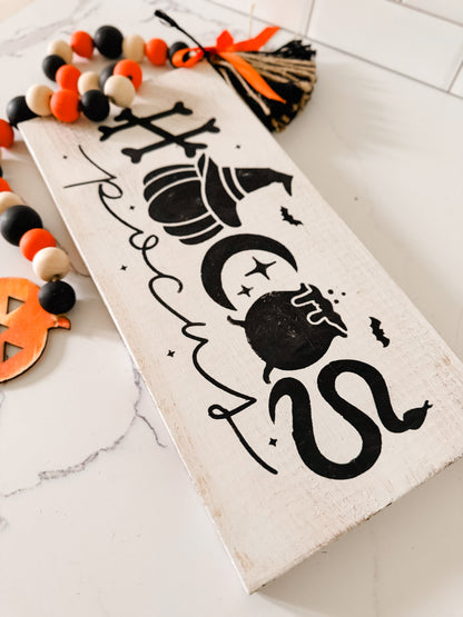 Hocus Pocus Pumpkin Sign