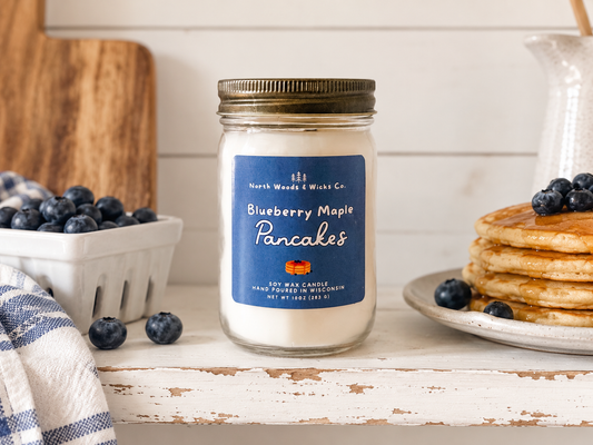 Blueberry Maple Pancakes Candle