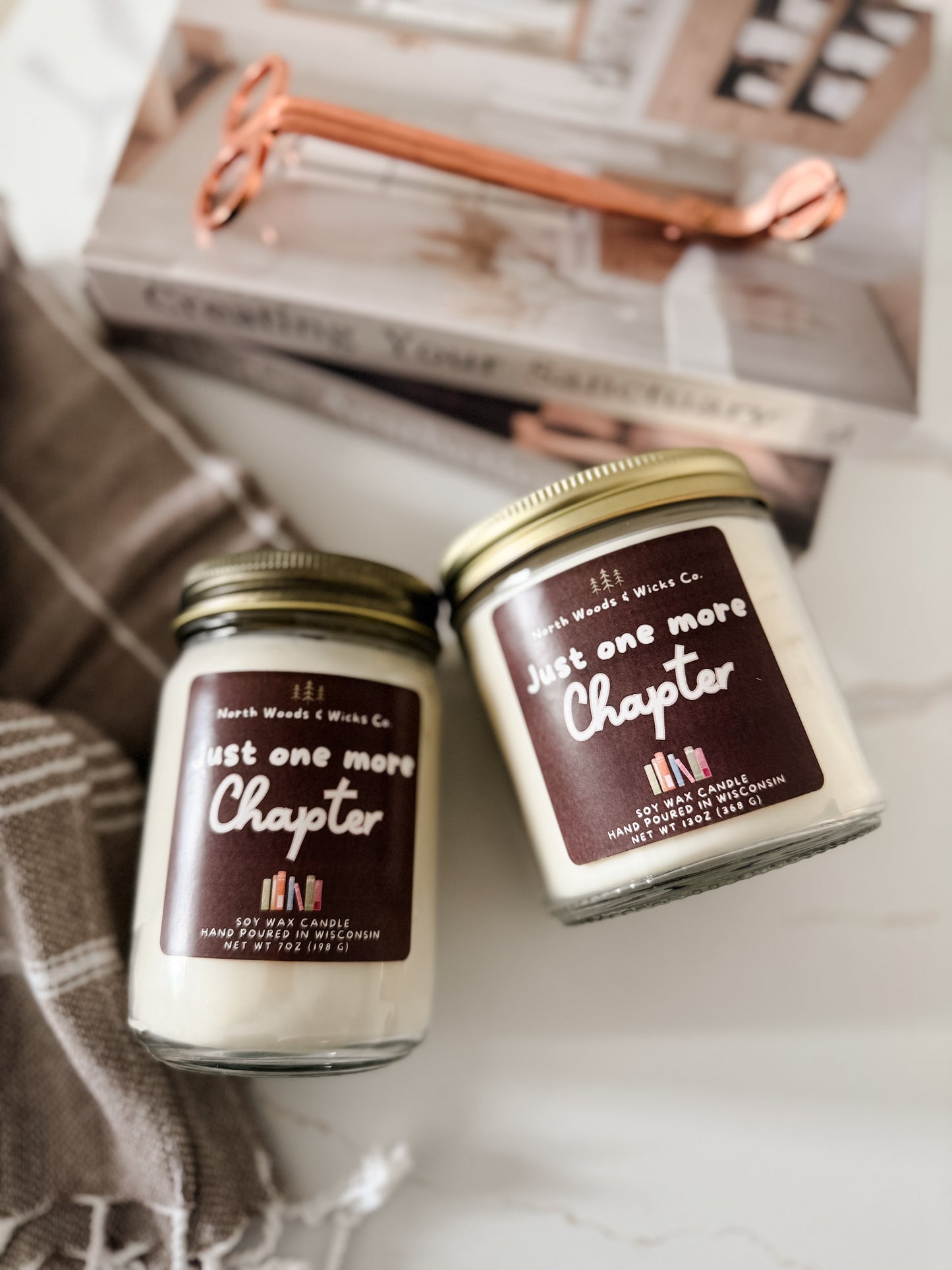 Just One More Chapter Candle