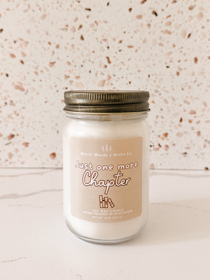 Just One More Chapter Candle
