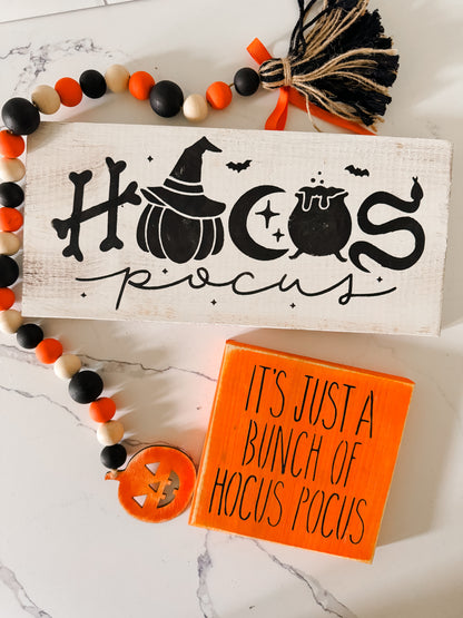 Hocus Pocus Pumpkin Sign