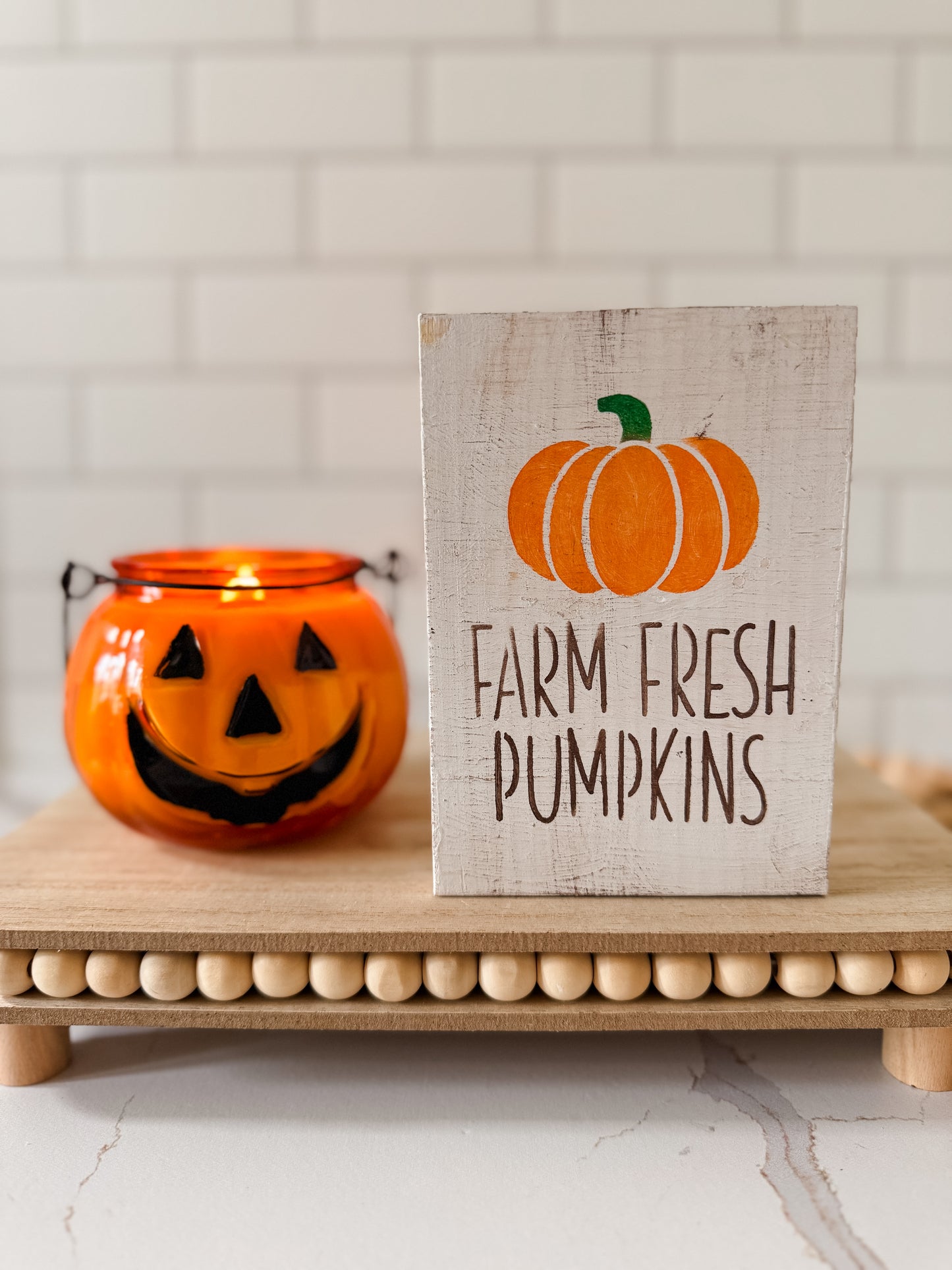 Marshmallow Jack 13oz Halloween Candle