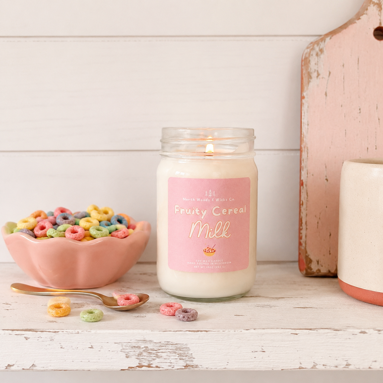 Fruity Cereal Milk Candle