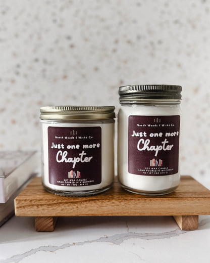 Just One More Chapter Candle