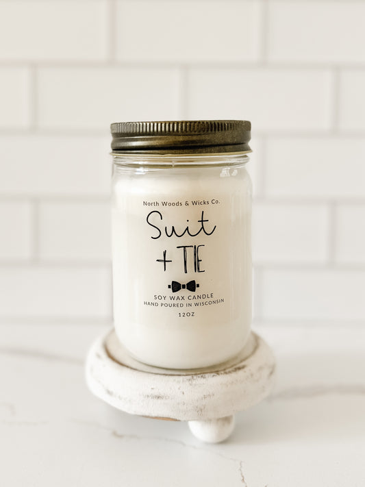Suit + Tie Soy Wax Candle