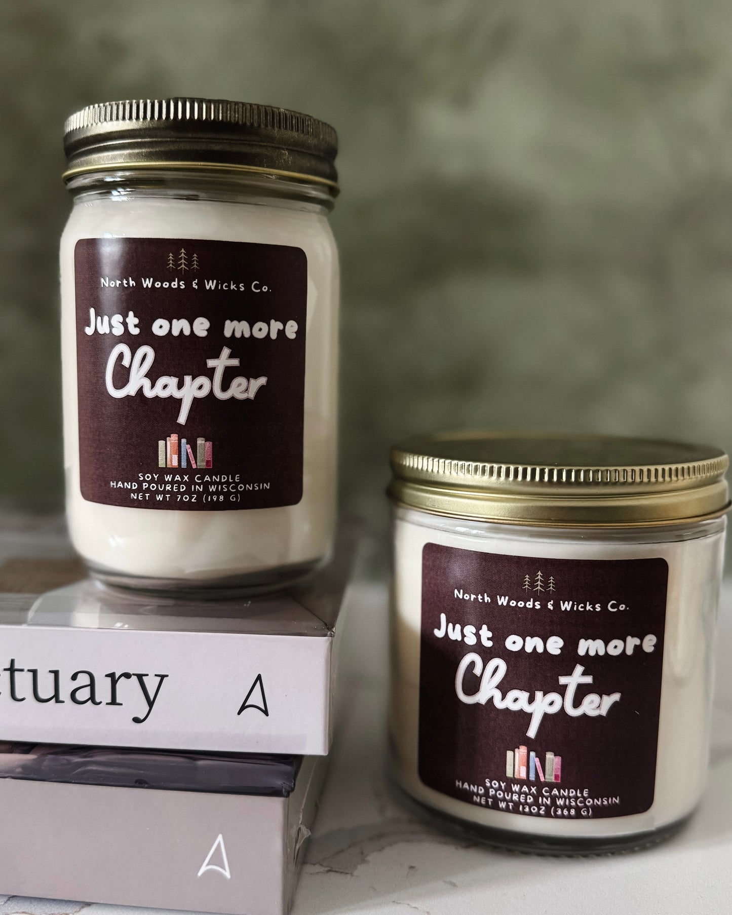 Just One More Chapter Candle