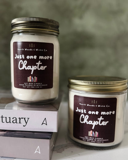Just One More Chapter Candle