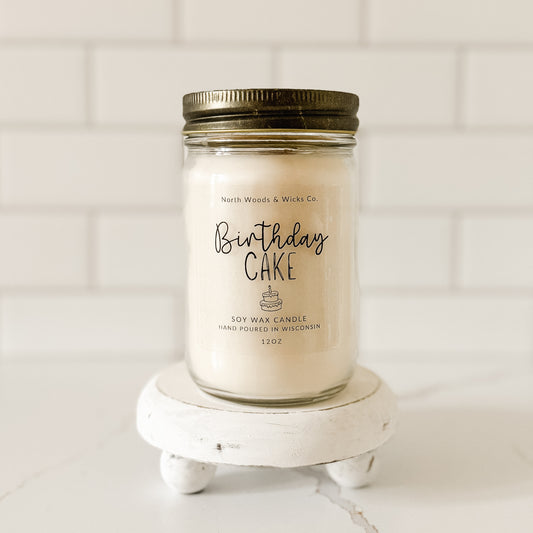 Birthday Cake Soy Wax Candle
