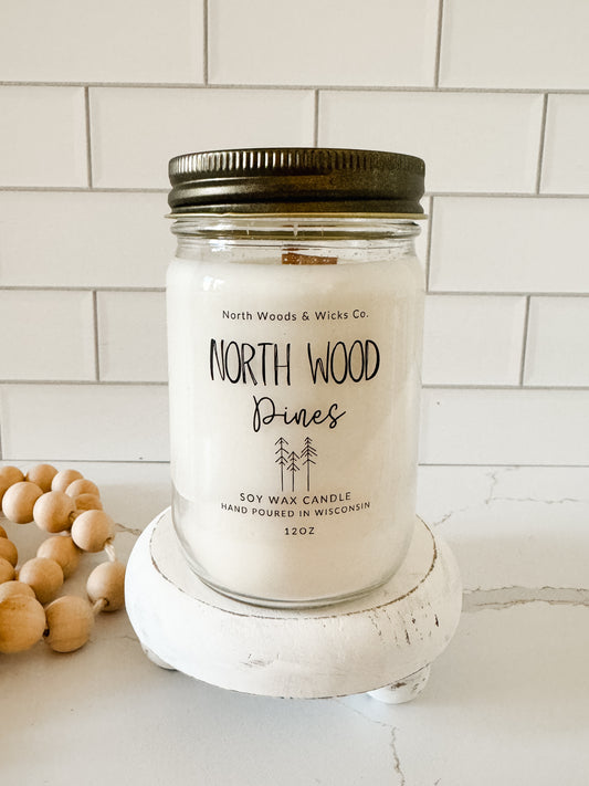 North Wood Pines Soy Candle