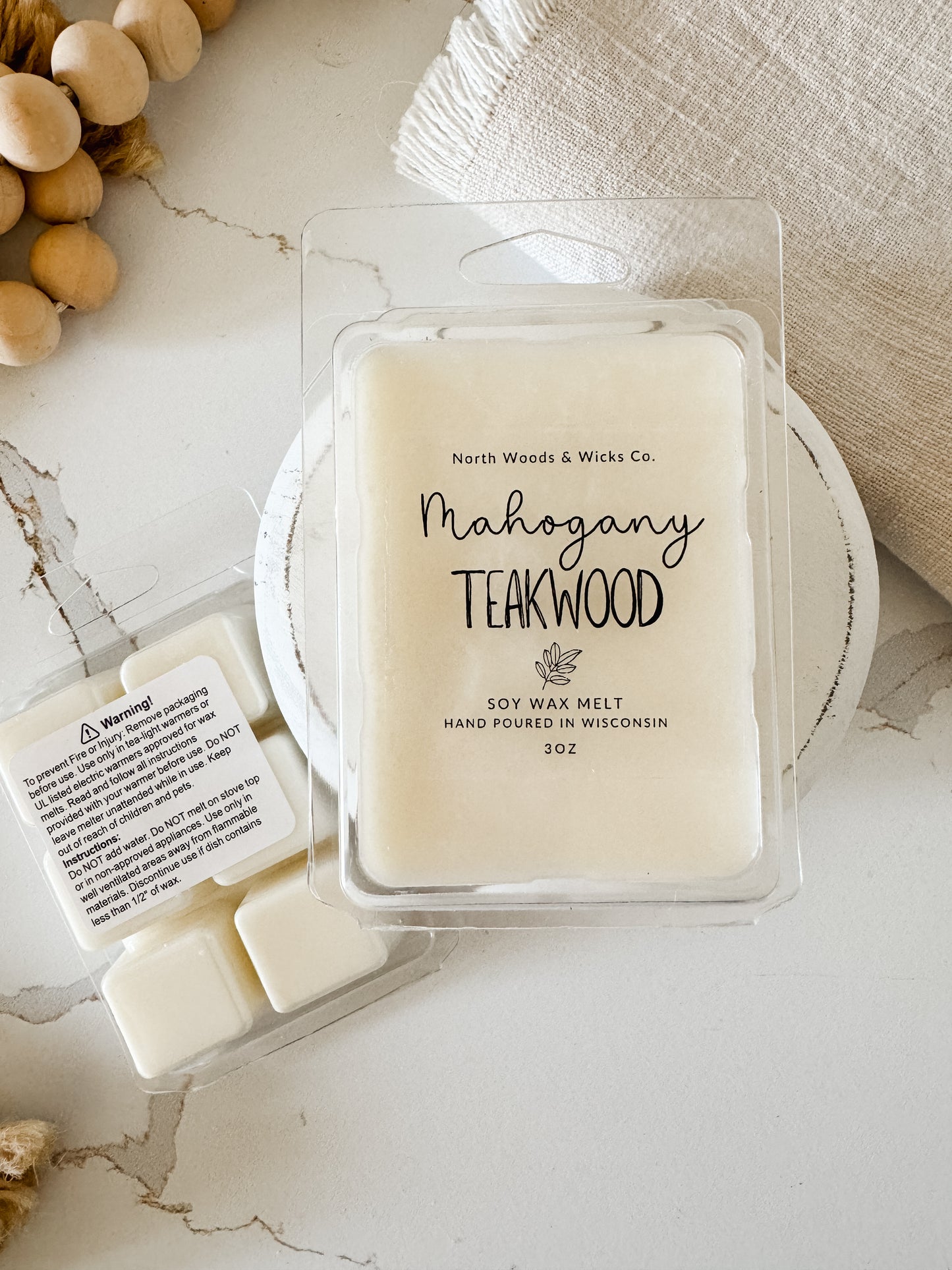 Mahogany Teakwood Wax Melt
