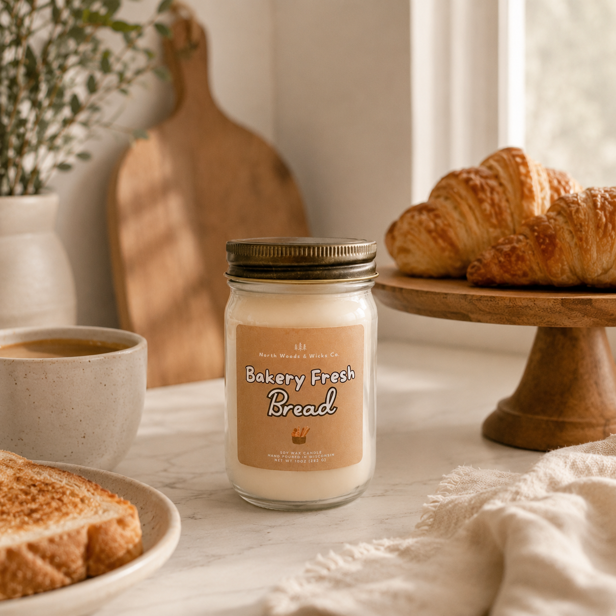 Bakery Fresh Bread Candle