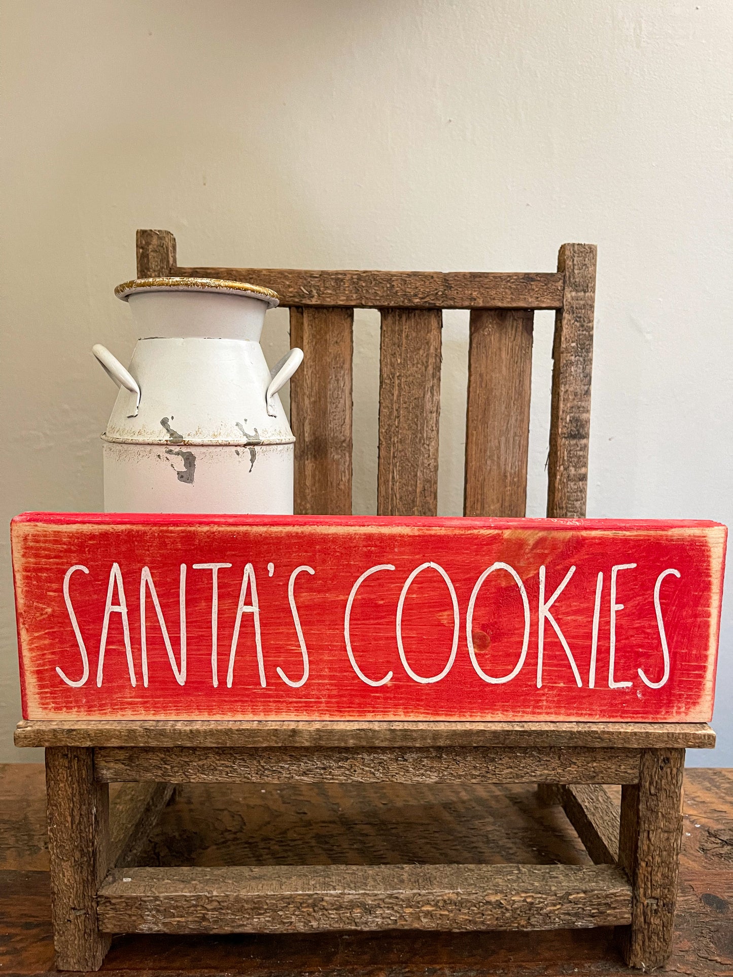 Santa's Cookies Wood Sign