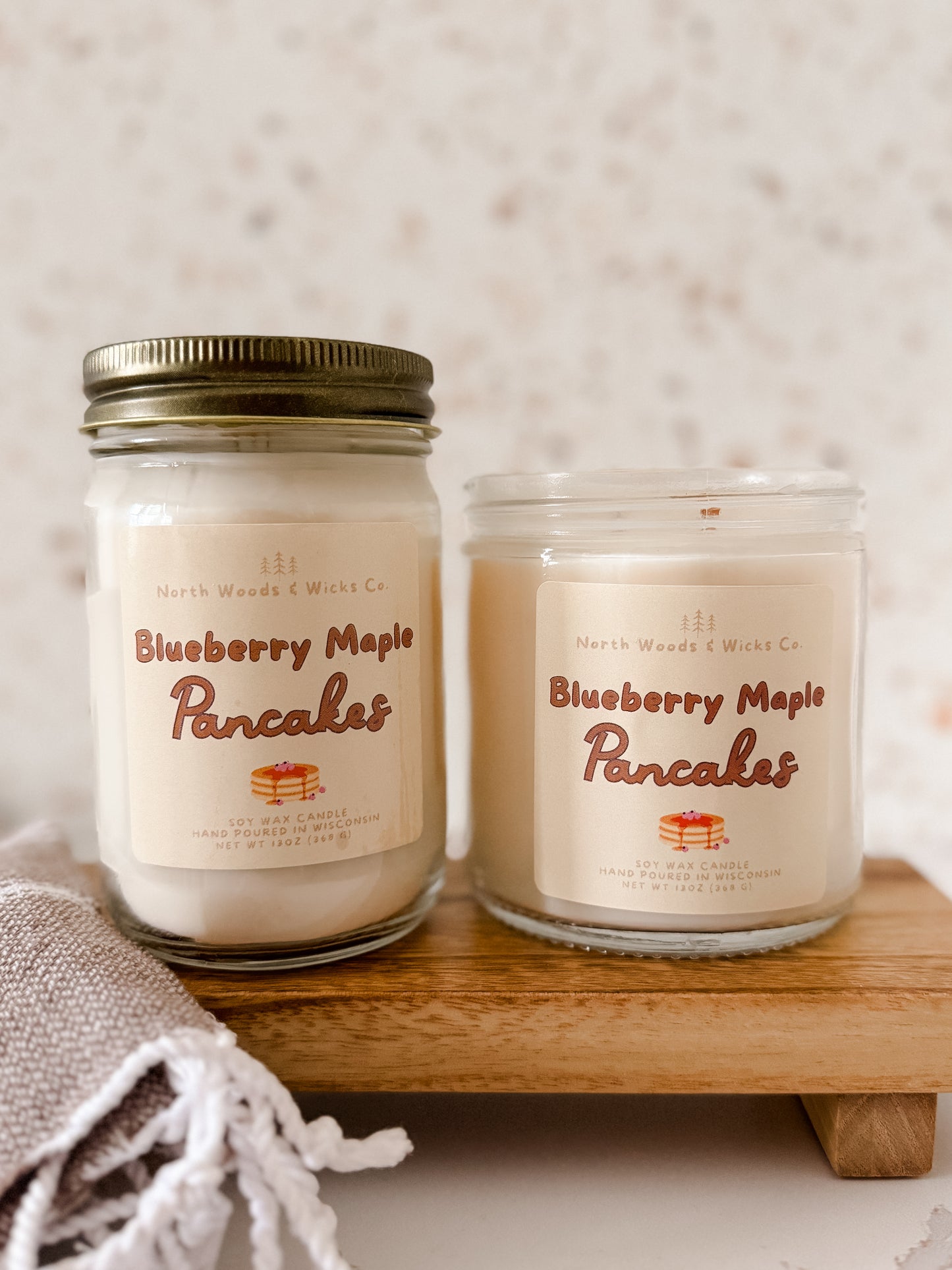Blueberry Maple Pancakes Candle