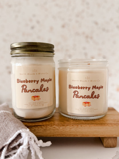Blueberry Maple Pancakes Candle