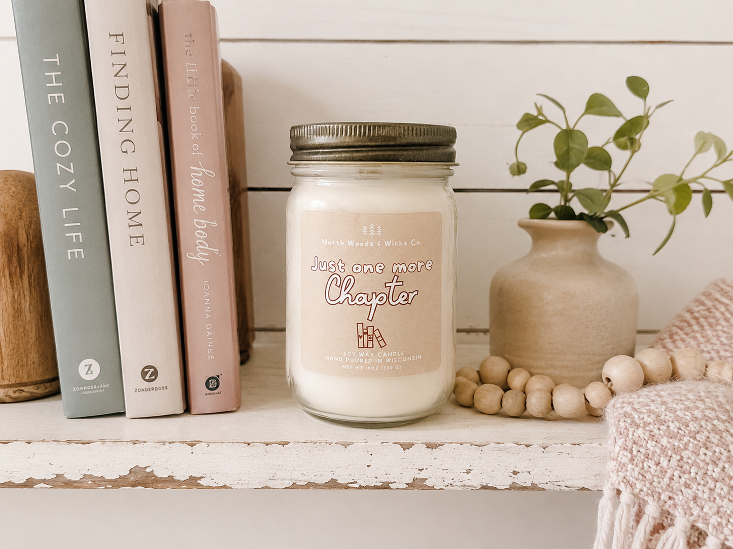 Just One More Chapter Candle