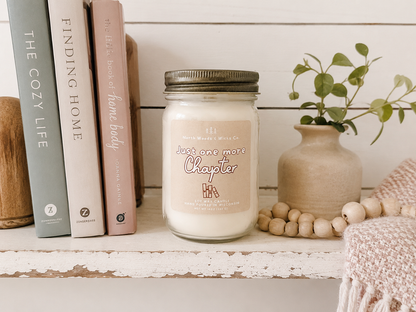 Just One More Chapter Candle