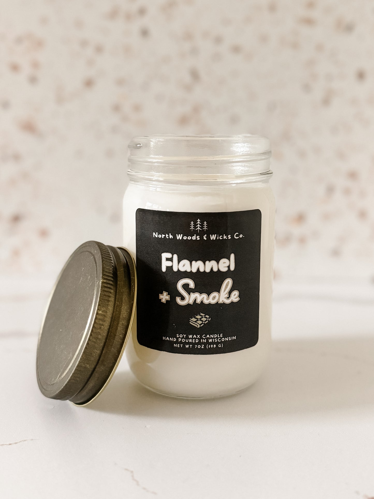 Flannel + Smoke Candle