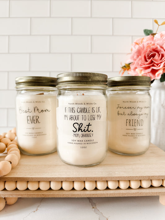 Mother's Day Candles- 3 Options/3 Scents