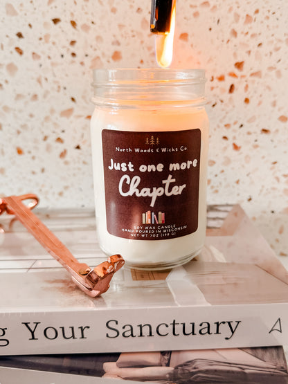 Just One More Chapter Candle