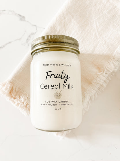 Fruity Cereal Milk Candle