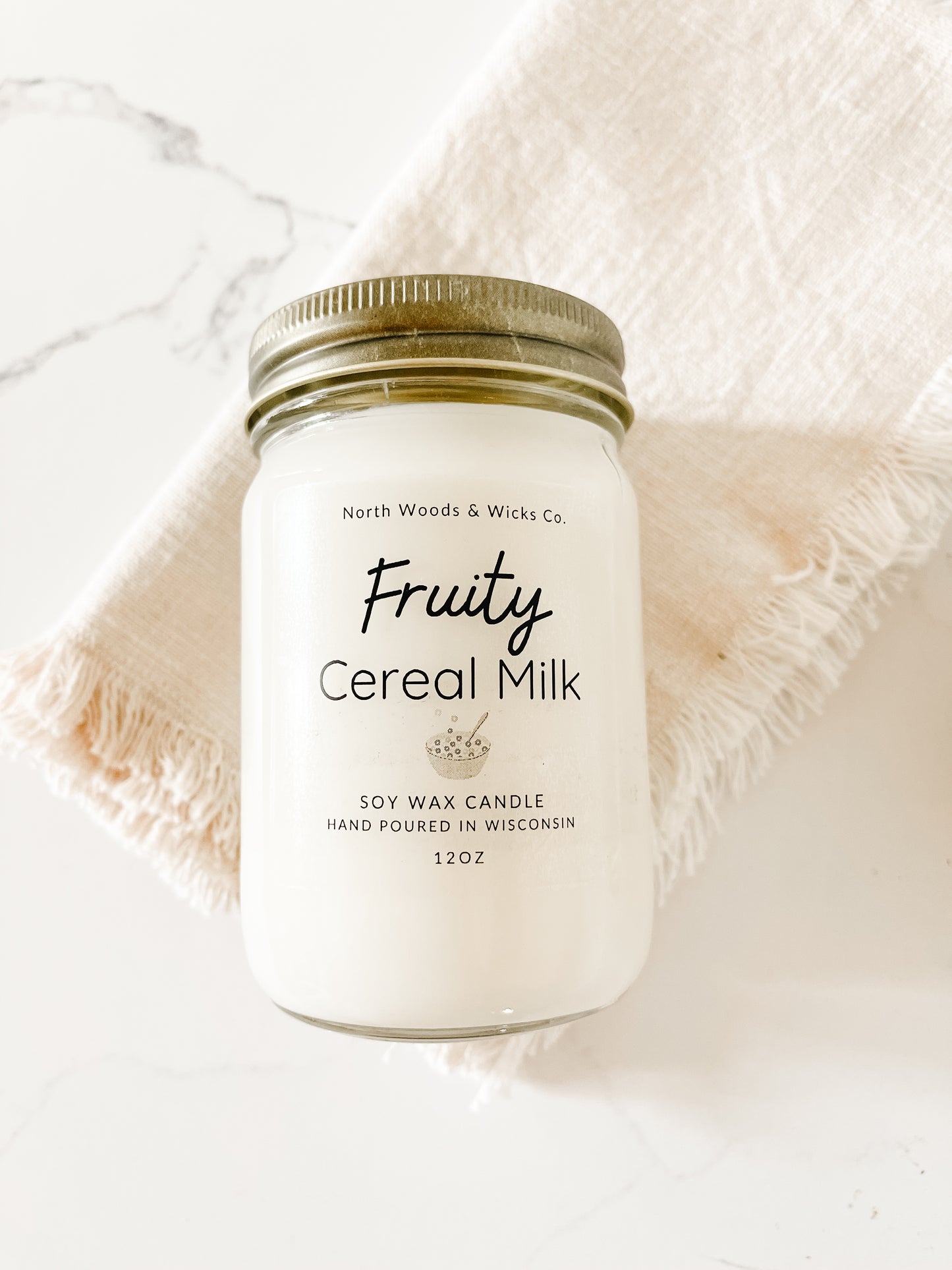 Fruity Cereal Milk 12oz Candle
