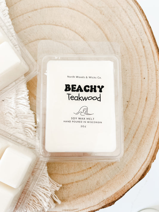 Beachy Teakwood Wax Melt