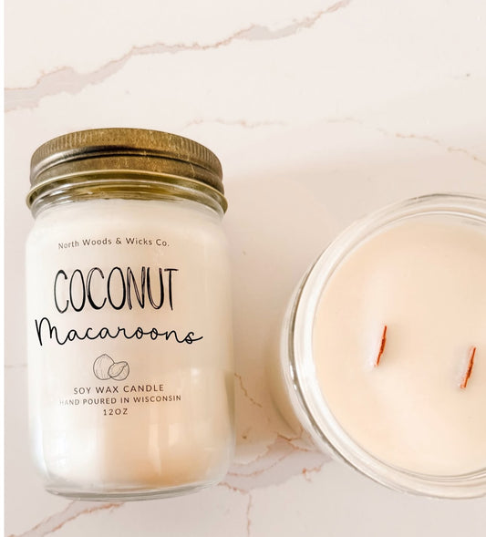 Coconut Macaroons Soy Wax Candle