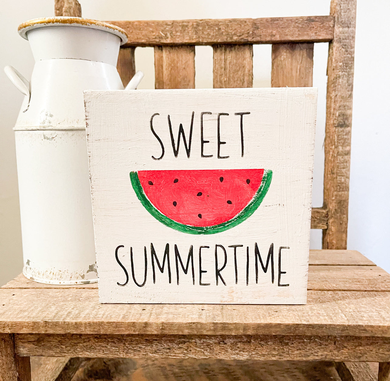 Sweet Summertime Wood Sign