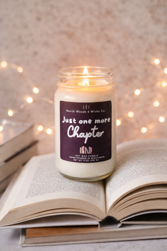 Just One More Chapter Candle