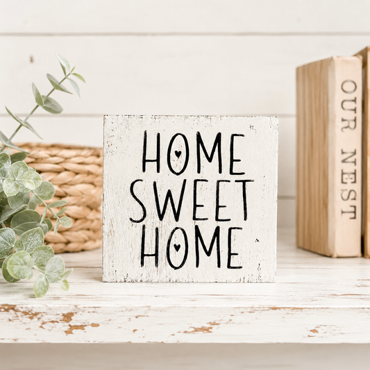 Home Sweet Home Wood Sign