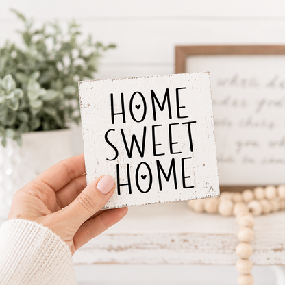 Home Sweet Home Wood Sign