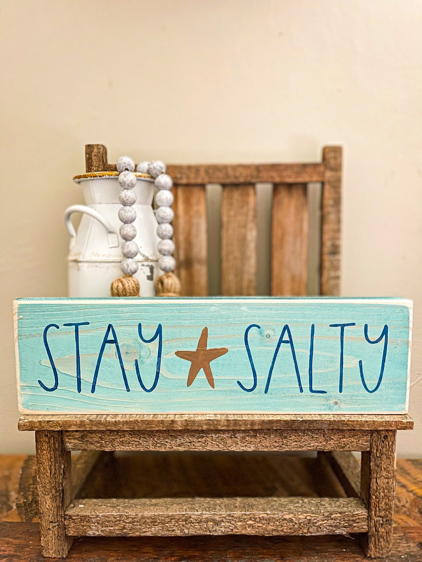 Stay Salty Wood Sign