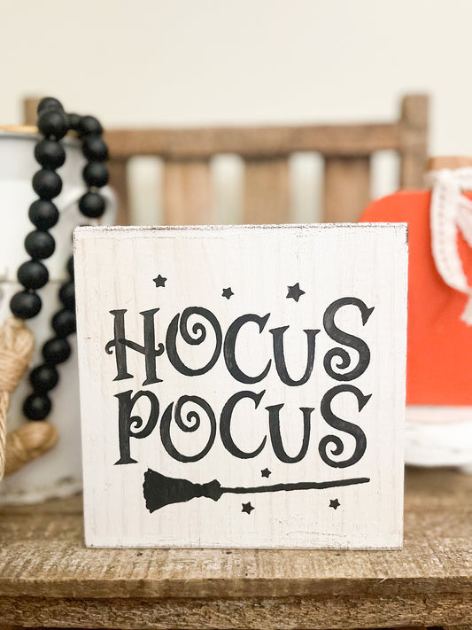 Hocus Pocus Wood Sign