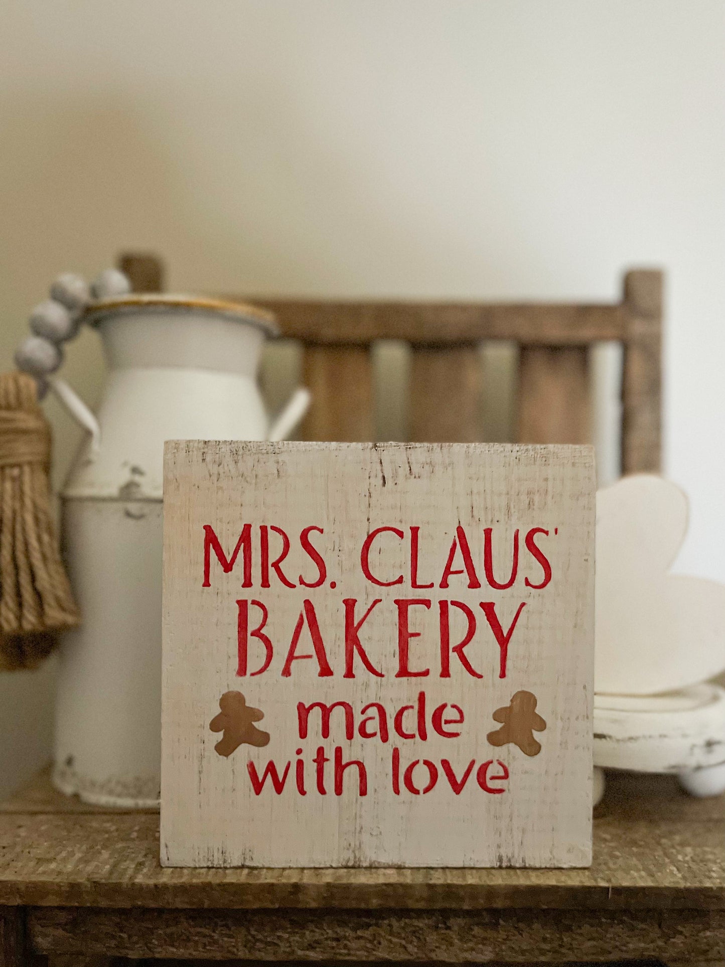 Mrs. Claus Bakery Sign